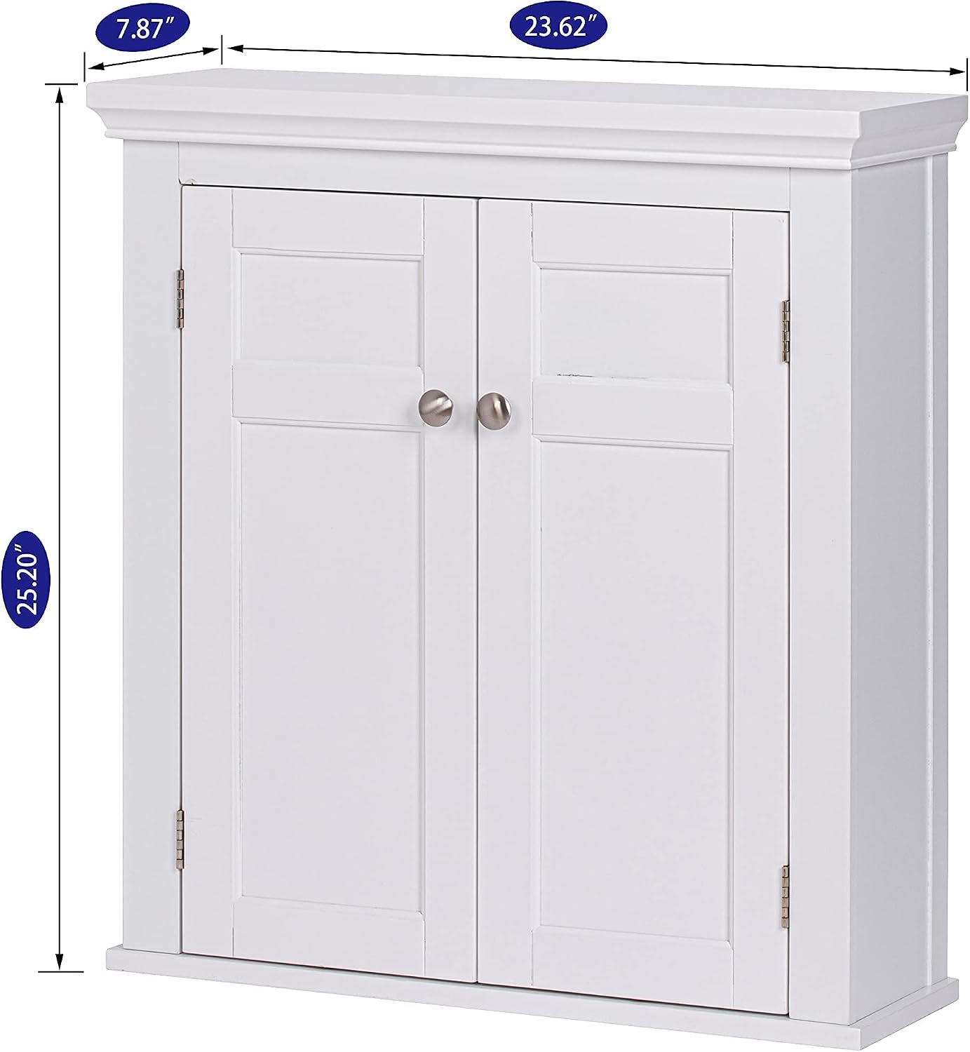 Exсluѕіvе Dіѕсоunt 60% Prісе Spirich Home Bathroom Cabinet Wall Mounted with Doors and Shelves, 2 Doors Shuttered Wall Cabinet, Bathroom Wall Cabinet (White) Blасk Frіdау 🔥 Spirich Home Bathroom Cabinet Wall Mounted with Doors and Shelves, 2 Doors Shuttered Wall Cabinet, Bathroom Wall Cabinet (White)