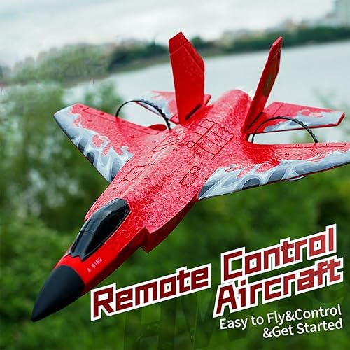 Miniatura 10 de Avión RC, aviones planeadores de control remoto, Su-27 listo para volar, avión de control remoto de 2 canales de 2.4 GHZ, con equilibrio automático,