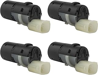 MVMTVT Sensor de estacionamento PDC 4PCS para BMW E39 E53 E60 E61 E65 E66 E67 X5 X3 66206989067 6989067 66206911831 66216938737