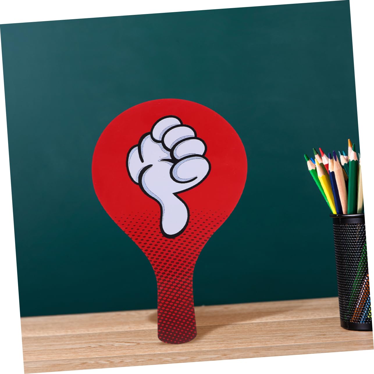 COSMEVIVI Classroom Accessory 2 Pack Thumb up Voting Paddle for Boys and Girls Teachers