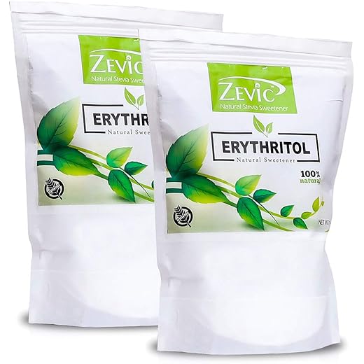 Zevic 100% Erythritol Natural Sweetener | Zero Calories & Vegan | Keto & Diabetic Friendly, 1800gm - Super Saver Pack