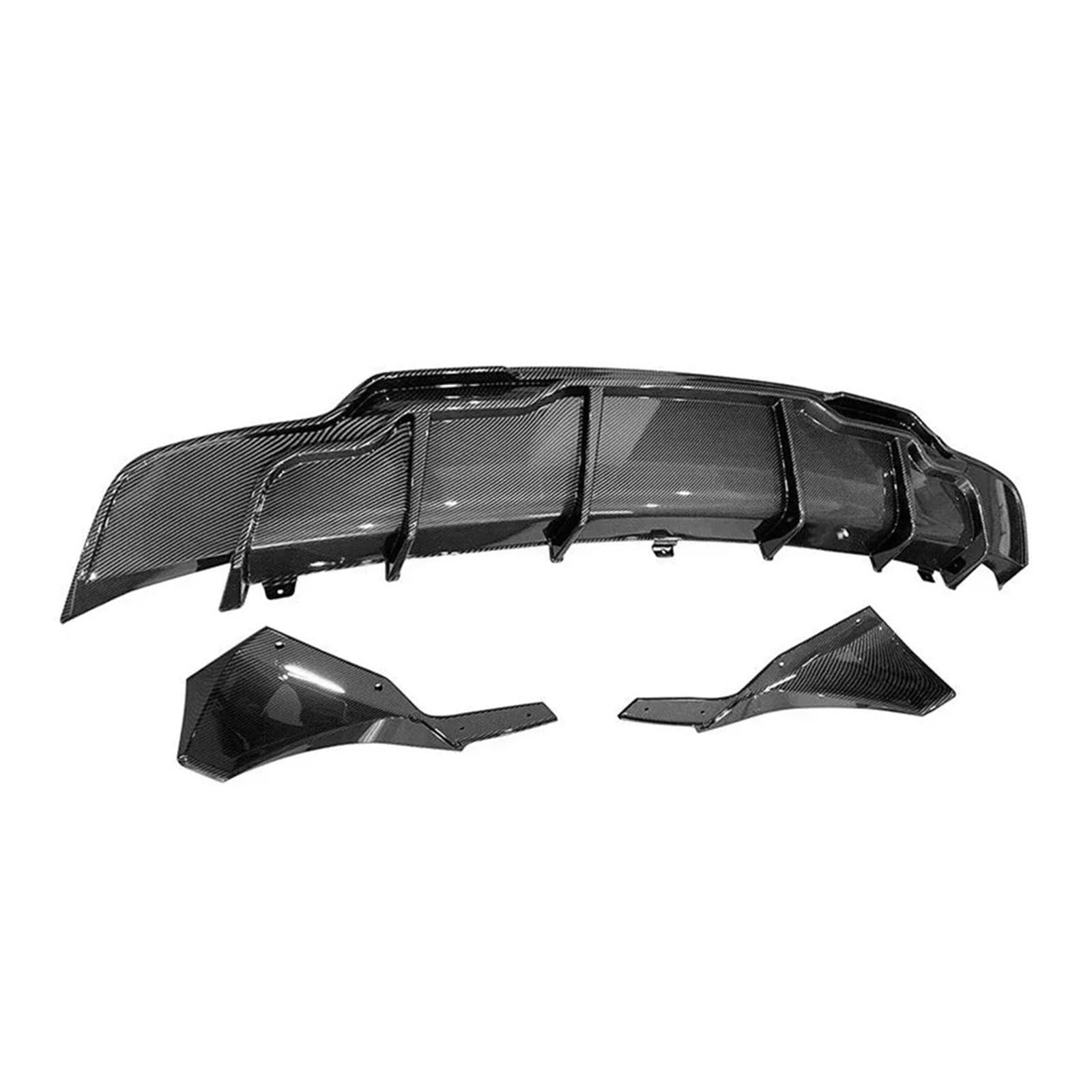 Diffuseur de lèvre pare-choc arrière Tesla Modèle 3 look carbone premium - 7