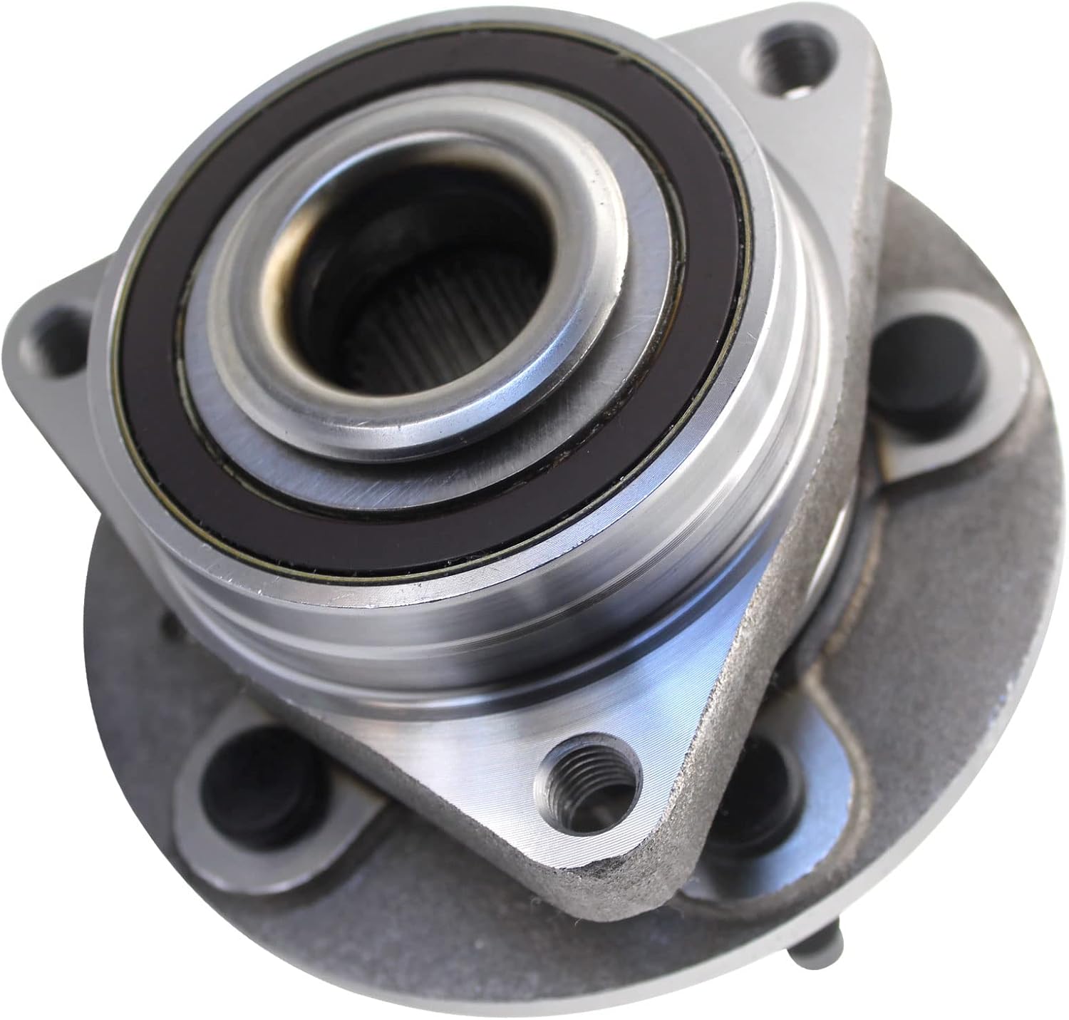 MotorbyMotor 513315 Front Wheel Bearing and Hub Assembly with 5 Lugs Fits for 2011-2015 Chevrolet Cruze, 2016 Chevrolet Cruze Limited Low-Runout OE Directly Replacement Hub Bearing-2pc