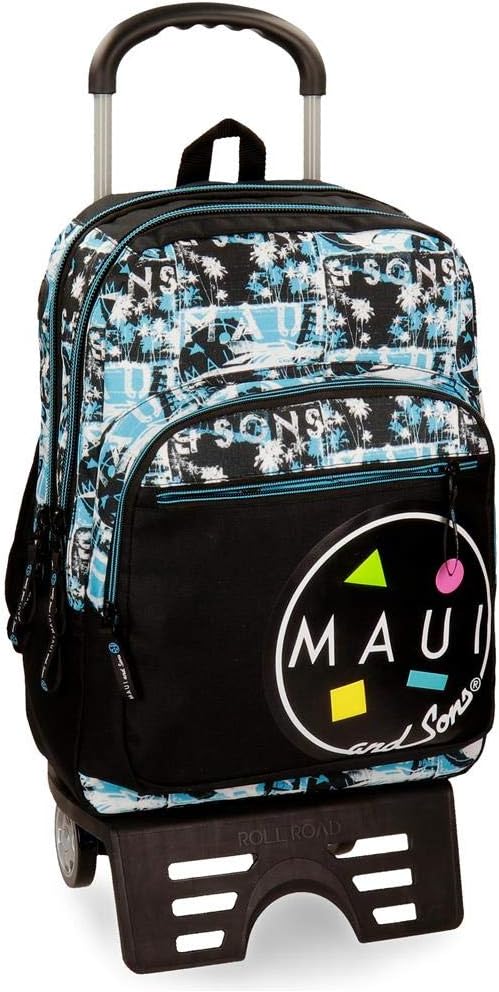 Shark Double compartment Backpack with trolley Multicoloured 30,5x42,5x15 cms Polyester 19.44L