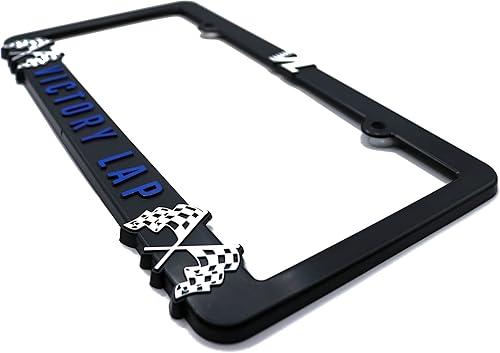 Miniatura 9 de LP Frameworks Victory Lap - Marco universal para placa de matrícula para Nipsey Hussle, 1 paquete de cubierta de matrícula de motocicleta, soporte