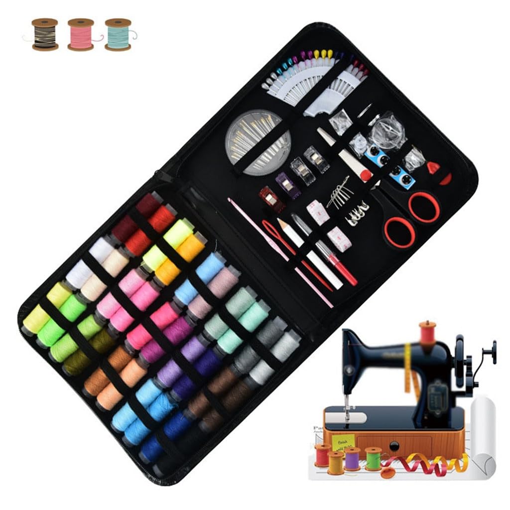 Kit de Costura de Cuero de tamaño Mediano de 30 Colores, Herramientas de Costura portátiles para el hogar, Juego de Costura