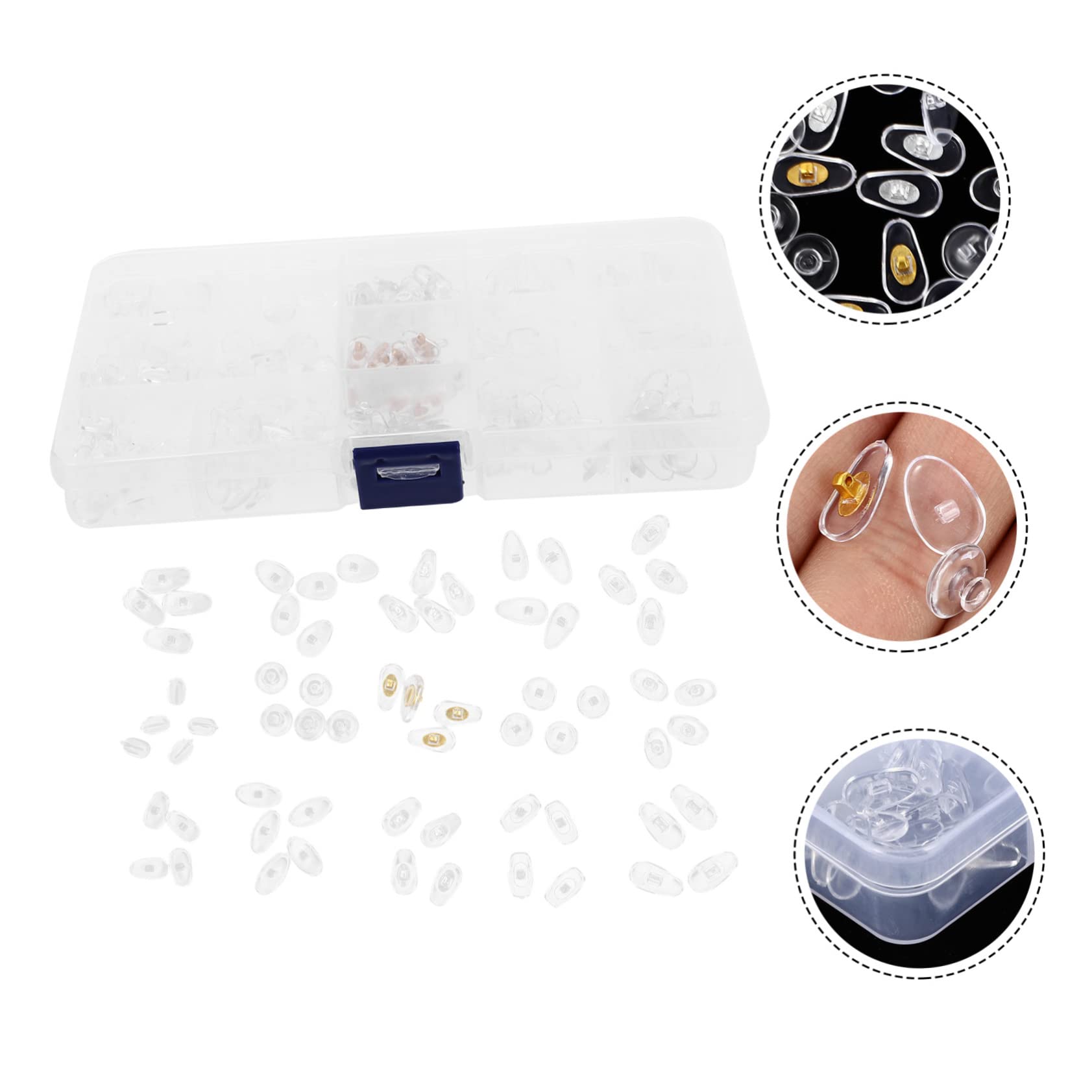 PartyKindom 1 Set Di Naselli Per Occhiali Afferrano In Pvc
