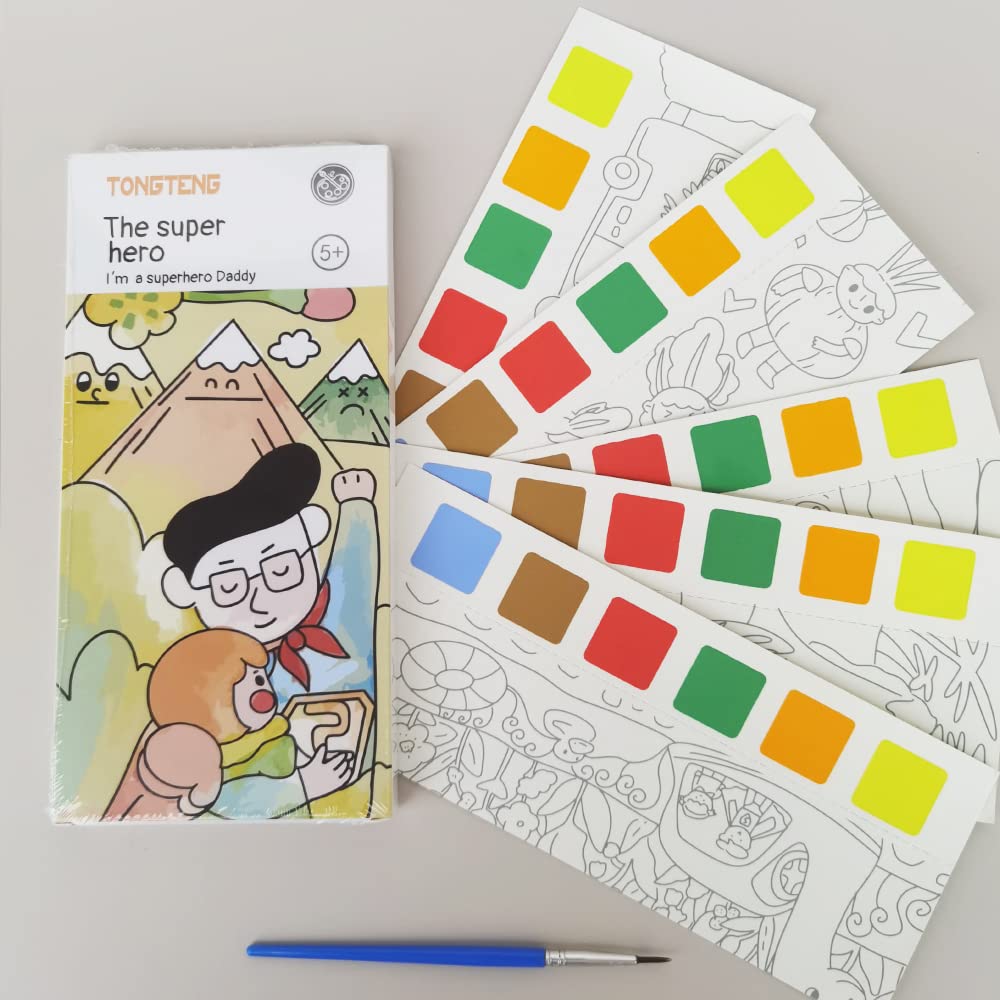 Pocket Watercolor Painting Book, Pocket Watercolor Book, Watercolor