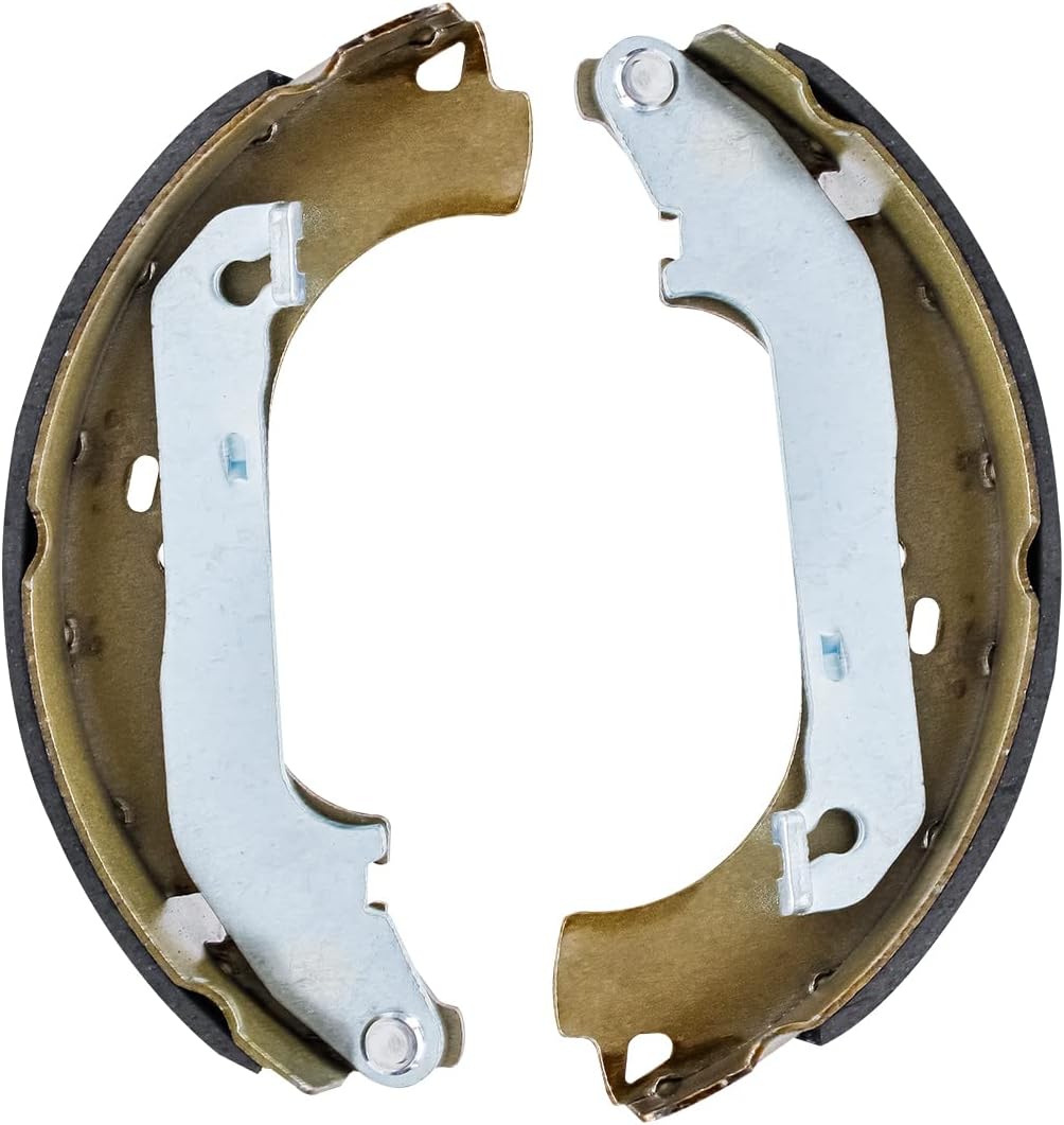Detroit Axle - Rear Brake Shoes for 10-13 Ford Transit Connect, Premium Semi-Metallic Brake Shoes 2010 2011 2012 2013 Replacement