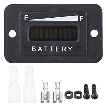 LED Digital Battery Indicator Cart Meter Digital Battery Indicator 36v 48v for Golf Carts(BI003-36V)