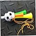 HONMEET 20PCS Plastic Trumpet Toys Three Tones Noise Makers for Football Games Cheerleading Party Favors for Boys and Girls Loud Sensory Noisemaker Toys Random Color