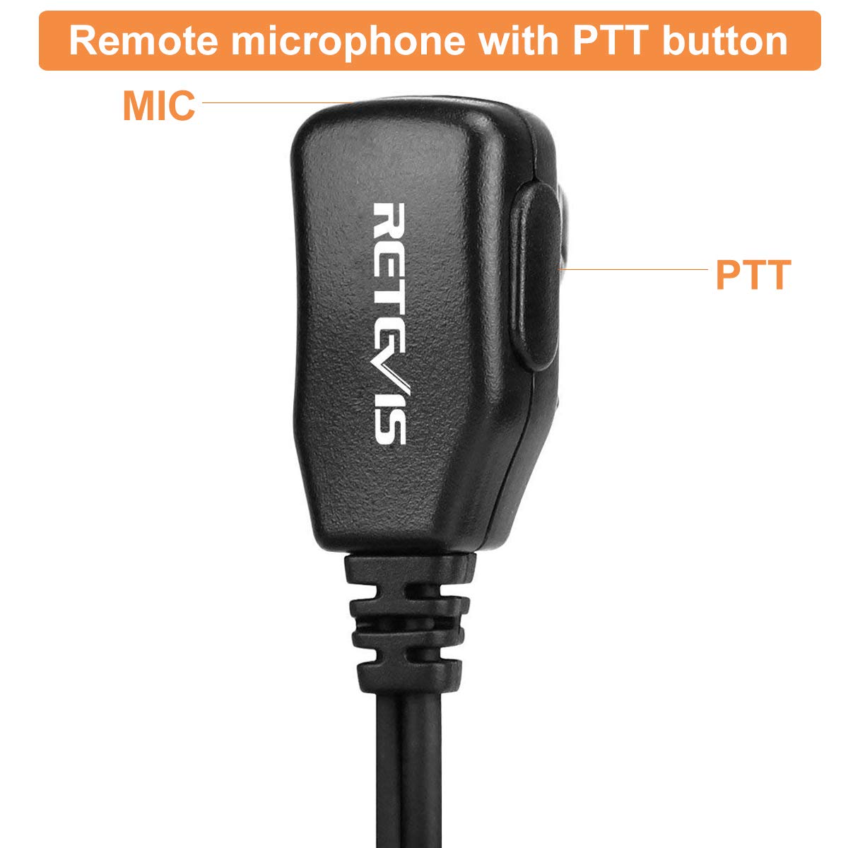 Retevis Słuchawki Walkie Talkie 1-pinowy 2,5 mm radiowy zestaw słuchawkowy kompatybilny z RT45 Motorola TLKR T82 T82 Extreme T92 H2O T60 T80 T80 Extreme T60 T61 T62 T81 Hunter T6200C dwukierunkowe