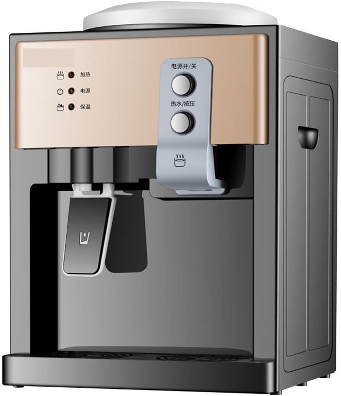 Water Dispenser Water Dispenser Small Desktop Mini Home Automatic Hot and Cold Dormitory with Bucket Water Heater Water Dispenser (B Warm)