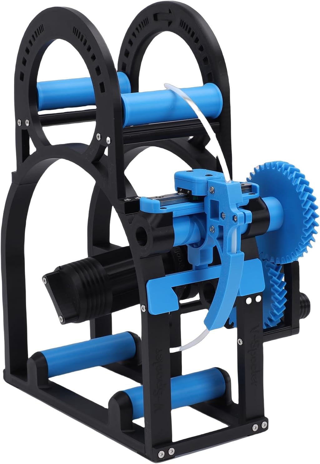 VINGVO 3D Industrial Filament Respooler, Heavy Duty Hand Cranked 3D Printer Spool Rewinder, Universal Wire & Welding Thread Winder with Smart Tension Control, Ideal for 20cm Spools