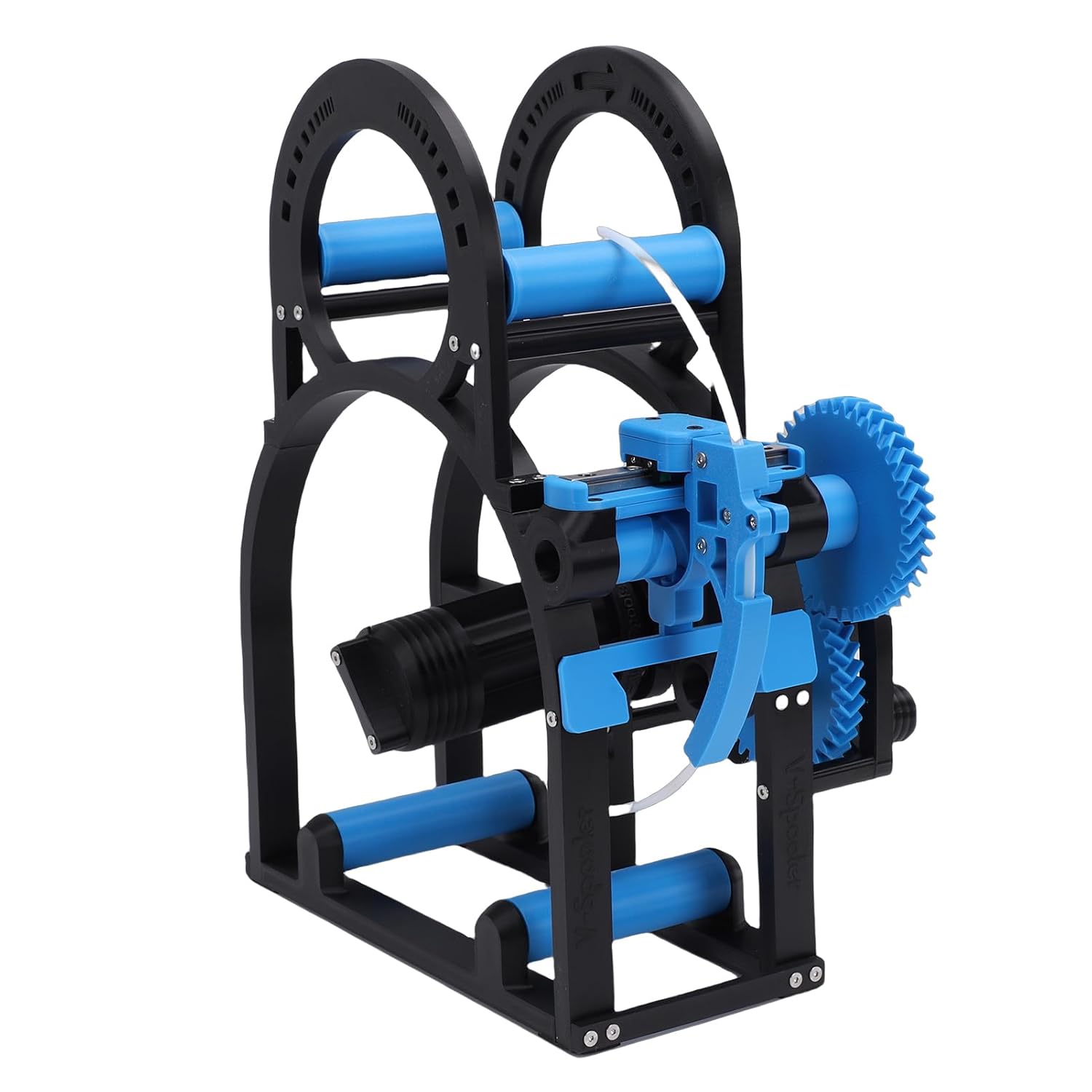 3D Industrial Filament Respooler, Hand Cranked Spool Winder, Filament Winder with Adjustable Tension Control & Reinforced Frame, Ideal for 3D Printing, Welding Wire &