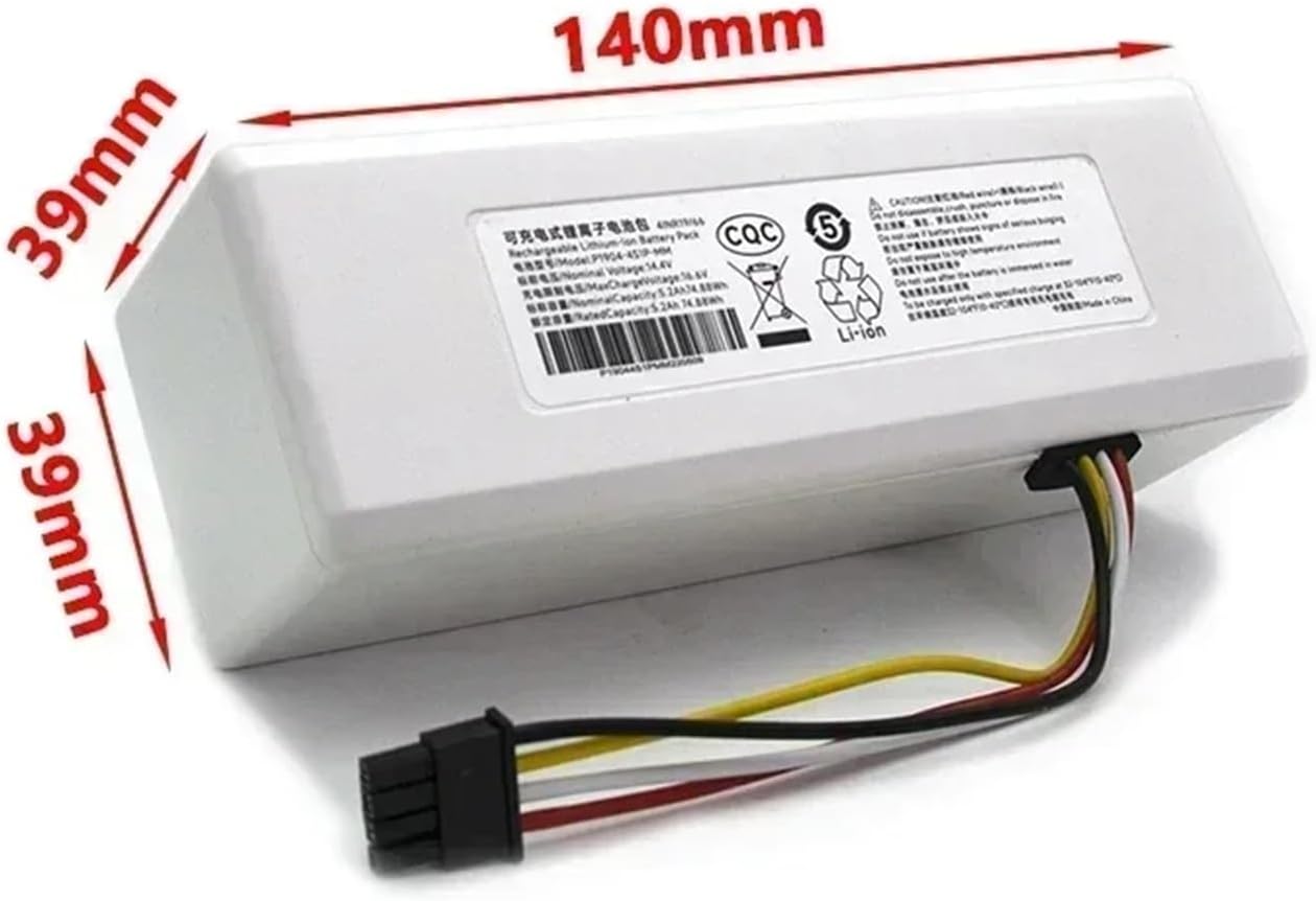 Robot Battery 1C P1904-4S1P-MM，Compatible For Mijia，Vacuum Cleaner Sweeping Mopping Robot Replacement Battery G1