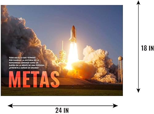 Miniatura 6 de Taller del Exito Póster motivacional con Frase e imagen de inspiración. Perfecto para decorar pared en dormitorio, oficina, gimnasio y hogar.…