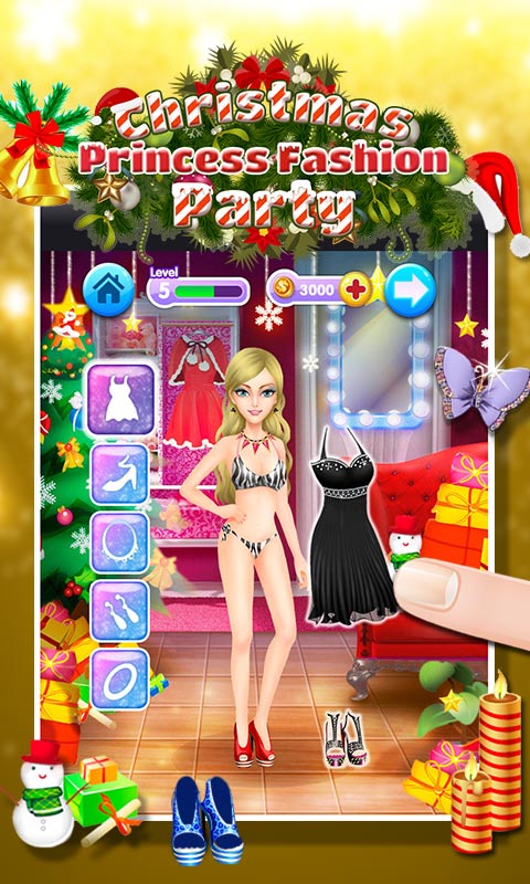 Princess Christmas Party - Fashion Girls Salon