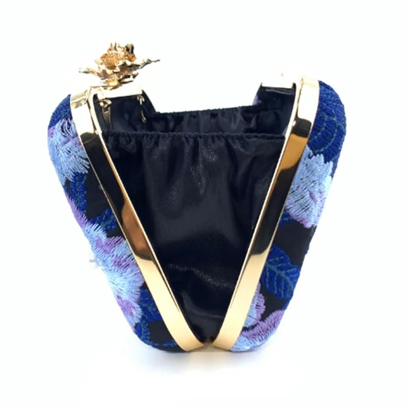 Bestickte Clutch Handgemachte bestickte Damentasche Perlen Abendtasche Damen Handtasche Vintage Schultertasche FüR Hochzeits Party Und Geschenke