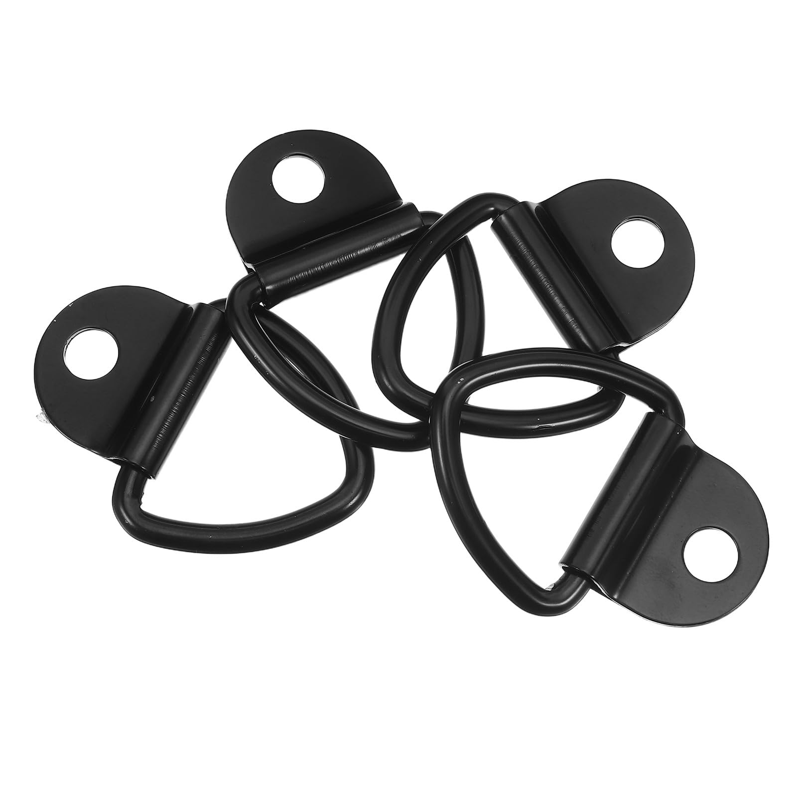 Ganci di Traino Zincati a d 10 MM Set 4 Pezzi Ancoraggi per Rimorchi e Camion Accessori per Fissaggio Carico su Auto Camper e Atv Resistente alle Intemperie Uso Esterno
