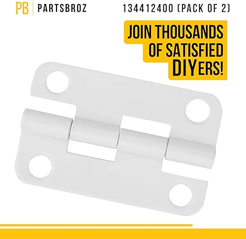 Miniatura 5 de 134412400 - Bisagras para puerta, compatible con lavadora de secadora Frigidaire Kenmore Crosley Westinghouse - Sustituye a AP3842668 1154774