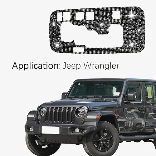 Miniatura 3 de Bling Gear - Adhesivo para cubierta de caja de cambios, adhesivo para el interior del automóvil para mujeres y hombres, compatible con Wrangler
