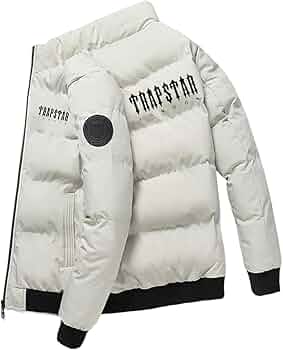 for Trapstar Jacket Coat Men Winter,Lightweight Warm Padded