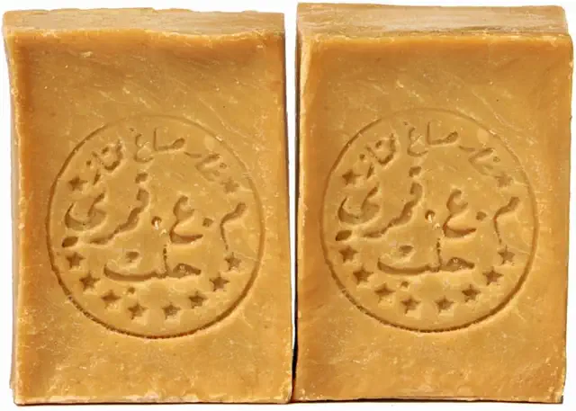 Sapone Aleppo Originale 50% Alloro e 50% Oliva - 2 Pezzi da 200gr