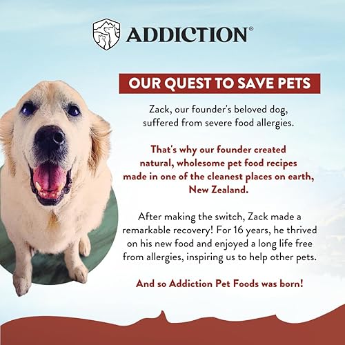 Miniatura 8 de Addiction Viva La Venison - Alimento seco para perros sin granos con nuevas proteínas y prebióticos, sin pollo, carne de res o pavo, ideal para