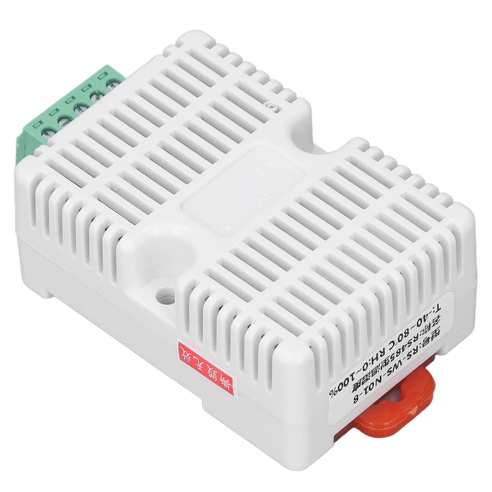 Temperature Humidity Sensor Module -40~80? 0-100% Temperature Humidity Transmitter 35mm DIN Rail Installation RS485 Communication for Power Distribution Cabinet