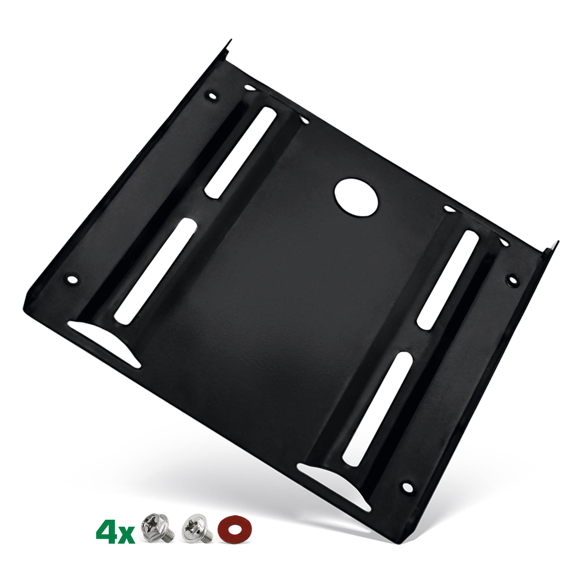 InLine 39950S HDD/SSD Mounting Frame, 2.5" to 3.5" Compatible, Black