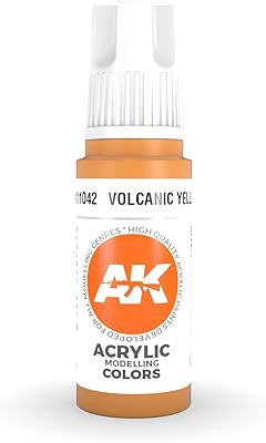 AK-Interactive 3rd Gen Acrylic Volcanic Yellow 17ml 11042 - Model Building Paints and Tools # AK1042