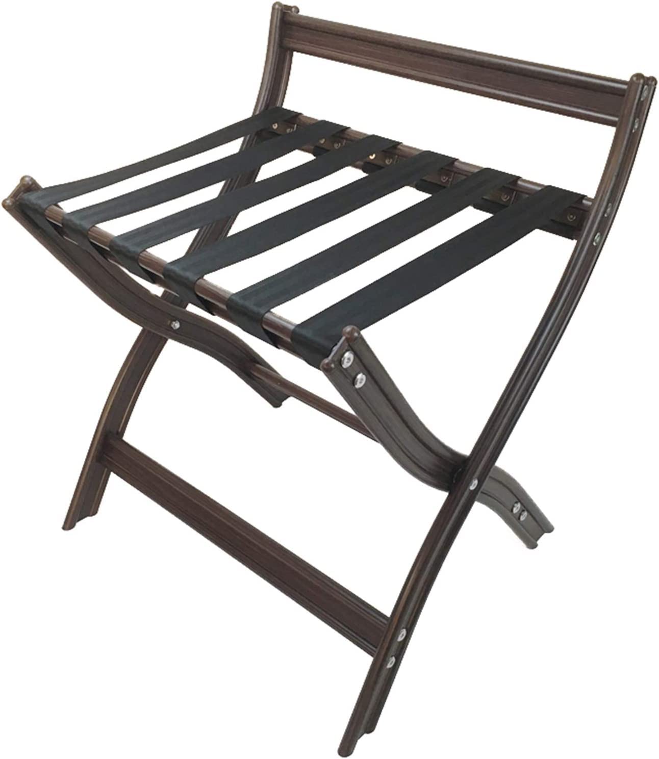 Porte-bagages pliable en aluminium pour chambre d'amis et hôtels