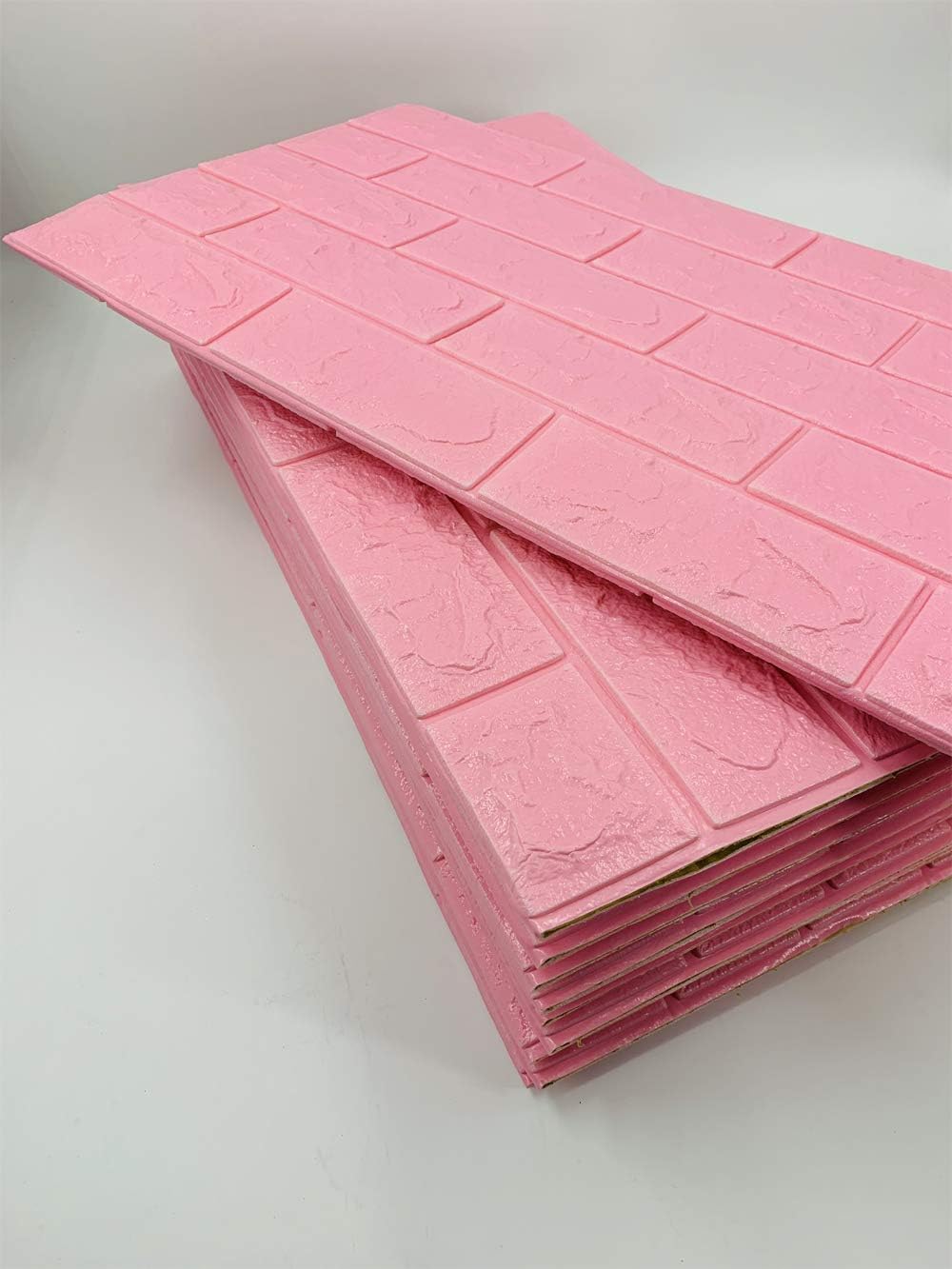 🛒 Crazy Deals QIHANG Self Adhesive Waterproof Brick PE Wallpapers 3D Wall Sticker Living Room Wallpaper Mural Bedroom TV Background Decorative Stickers (10 PCS Light Pink) Super Big Clearance! QIHANG Self Adhesive Waterproof Brick PE Wallpapers 3D Wall Sticker Living Room Wallpaper Mural Bedroom TV Background Decorative Stickers (10 PCS Light Pink)