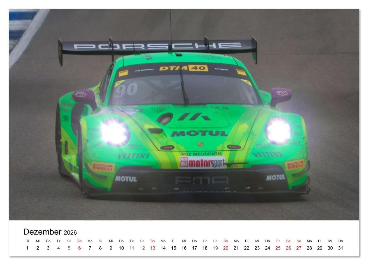 Motorsport aus Zuffenhausen (Wandkalender 2026 DIN A3 quer), CALVENDO Monatskalender: Porsche Motorsport Bilder (CALVENDO Sport)