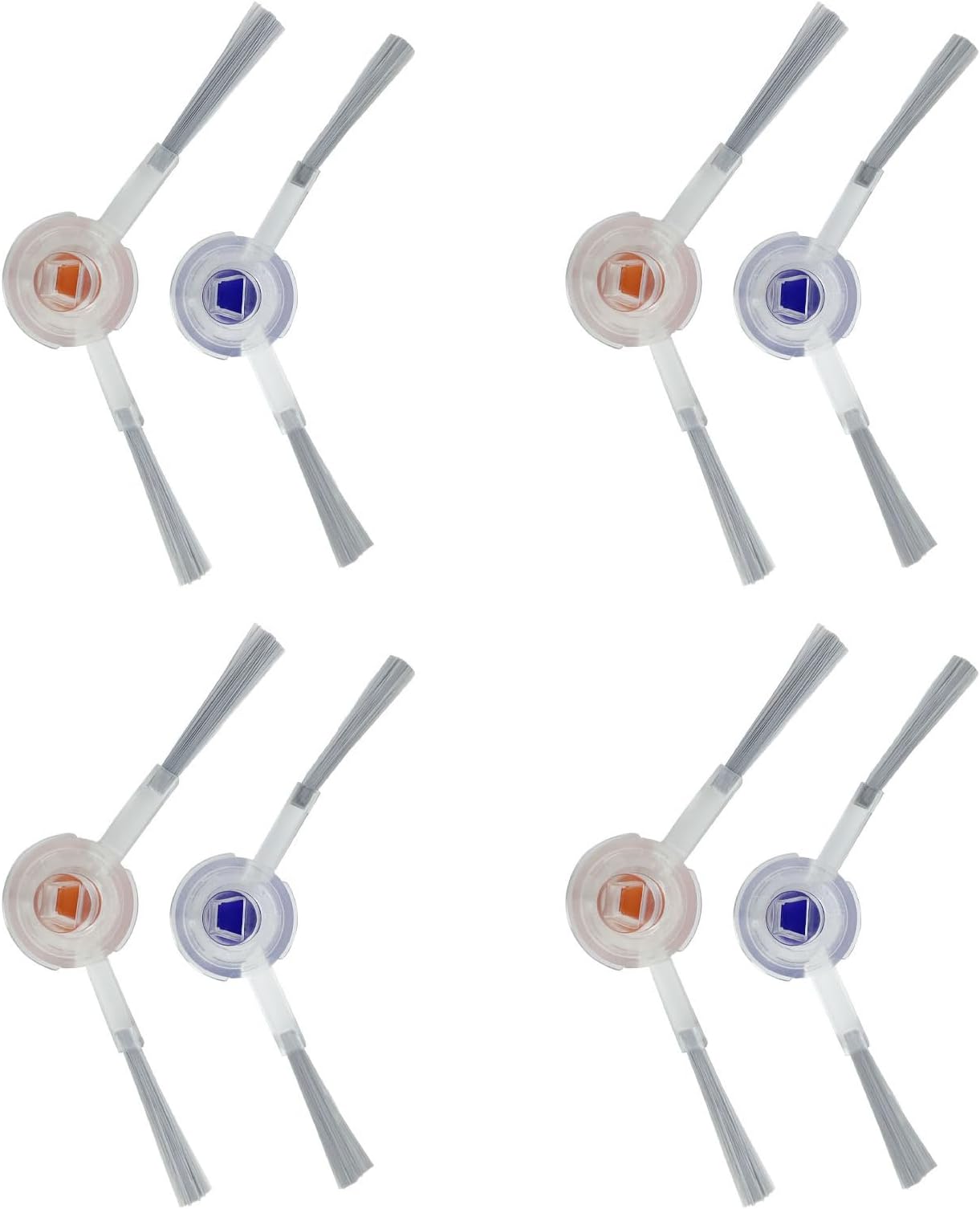 Replacement Accessories Kit for Narwal Freo X Plus/Freo X Ultra Robot Vacuum and Mop, 4 Pair Side Brush