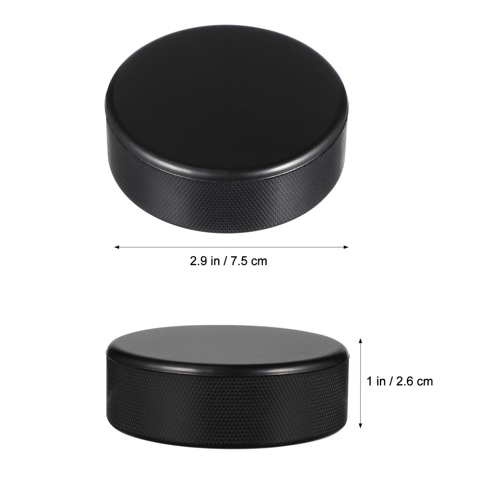 Gatuida Palet Mousse De Rondelles De Hockey sur Glace Rondelles De Hockey en Mousse Noire Rondelles De Hockey Officielles Entraînement De Hockey Balle Rouge Unité Centrale