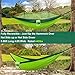 Hieha Camping Hammock with Mosquito Net, Portable Double/Single Travel Hammock w/Bug Insect Netting, Tree Straps & Carabiners for Outdoor Camping