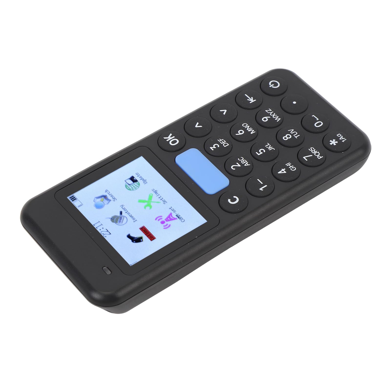 FTVOGUE Escáner de Inventario Portátil Lector de Códigos de Barras Portátil Recolector de Datos Inalámbrico con Batería de 1500 MAh Alcance de 300 M para Escaneo de Códigos QR 1D 2D