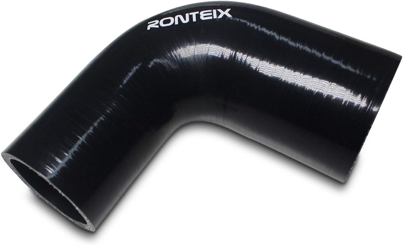 Ronteix Universal 90 Degree Elbow Reducer Silicone Hose ID 2.75 Inch to 2.5 Inch (70MM-63MM)