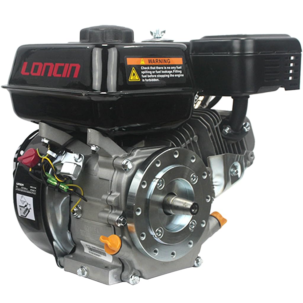 Generico 7 HP LONCIN G210 FL Motore Benzina Albero 4 Tempi Conico 23 Mm