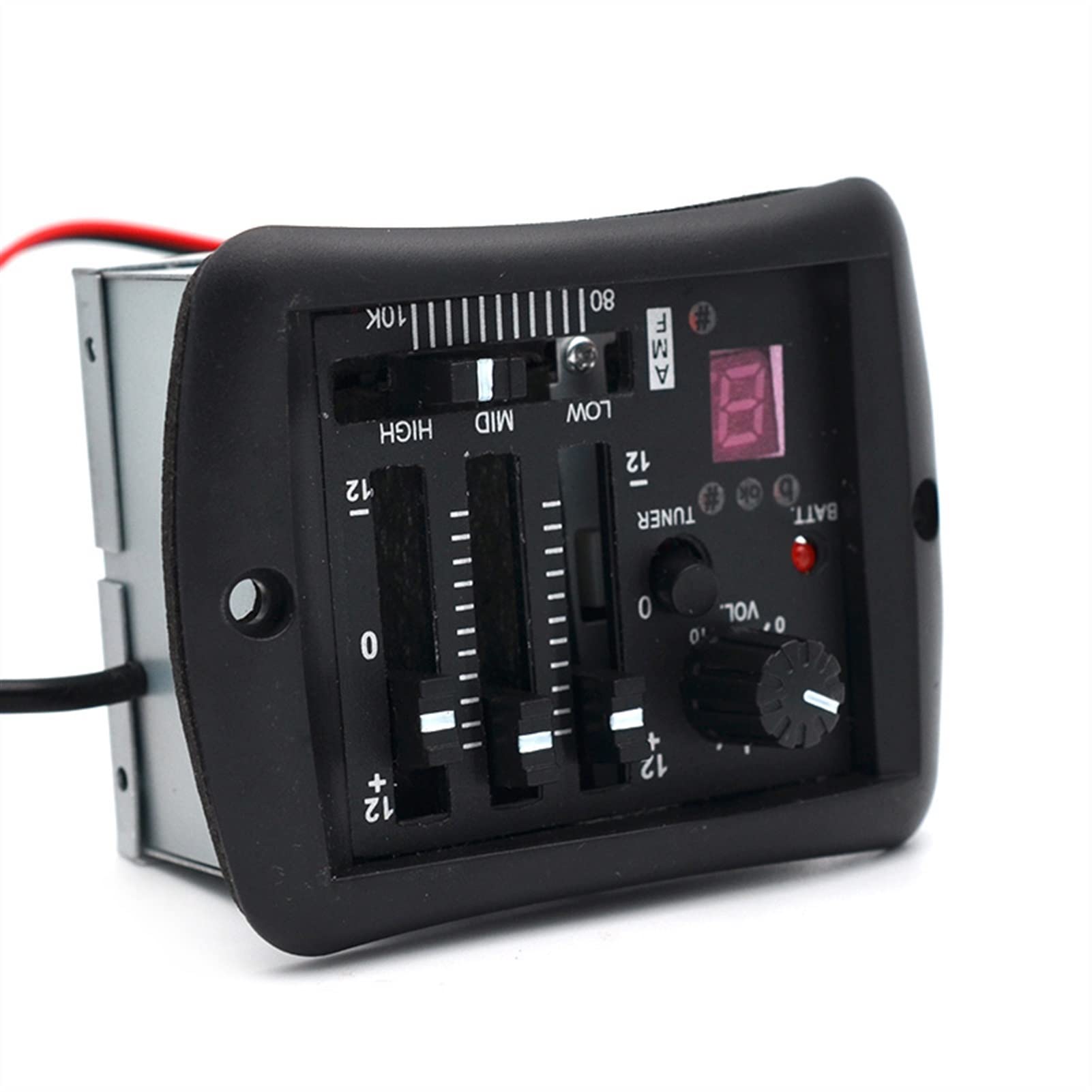 3-pasmowy Korektor Korektora Tuner Z Interfejsem Wyjściowym 6,35 Mm Przystawka Do Korektora Gitarowego