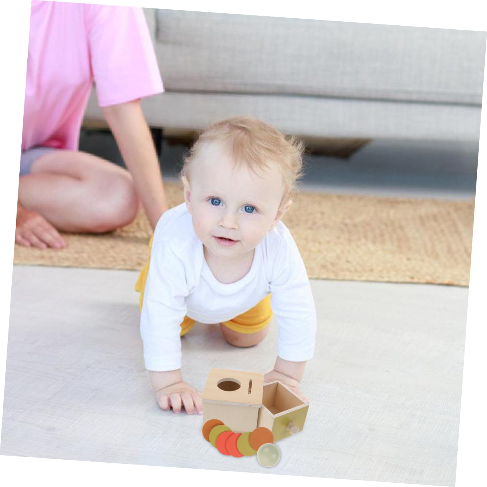 Amazon | 1 セット ボール トス コイン 箱 赤ちゃん 認知 おもちゃ コイン おもちゃ 運動 スキル トレーニング おもちゃ 赤ちゃん  コイン おもちゃ 運動 スキル おもち | ベビー用ボール | おもちゃ