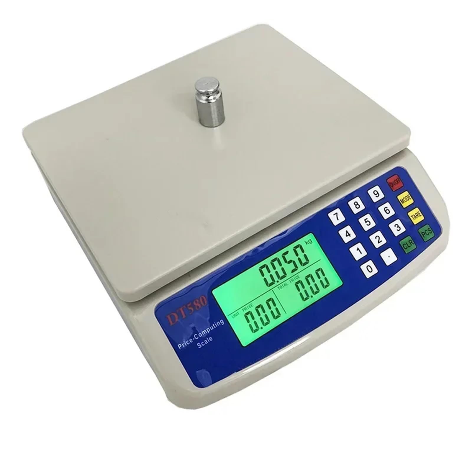 20 sztuk 30 kg / 1 g precyzyjna cyfrowa waga LCD elektroniczna, plastikowa dokładność spożywcza dla Przemysłu, Kuchni