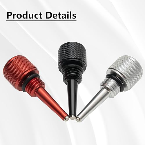 Miniatura 2 de Juego de 3 piezas de repuesto para 55201 Varilla magnética de aceite para generador inversor con anillo tórico, compatible con PredatorWenYamaha