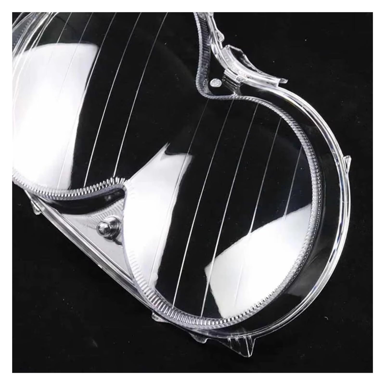 Trasparente Guscio Faro Anteriore Auto Per Benz W209 CLK 2003-2009 Coppia Faro Copertura Borsette Auto Copriobiettivo Ombra In Vetro Lente(Right)