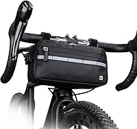 Vista 2 de Rhinowalk Bolso de manillar de bicicleta multifunción Bolsa frontal 3L Bolsa de marco de bicicleta Bolsa de hombro impermeable Bolso de cintura