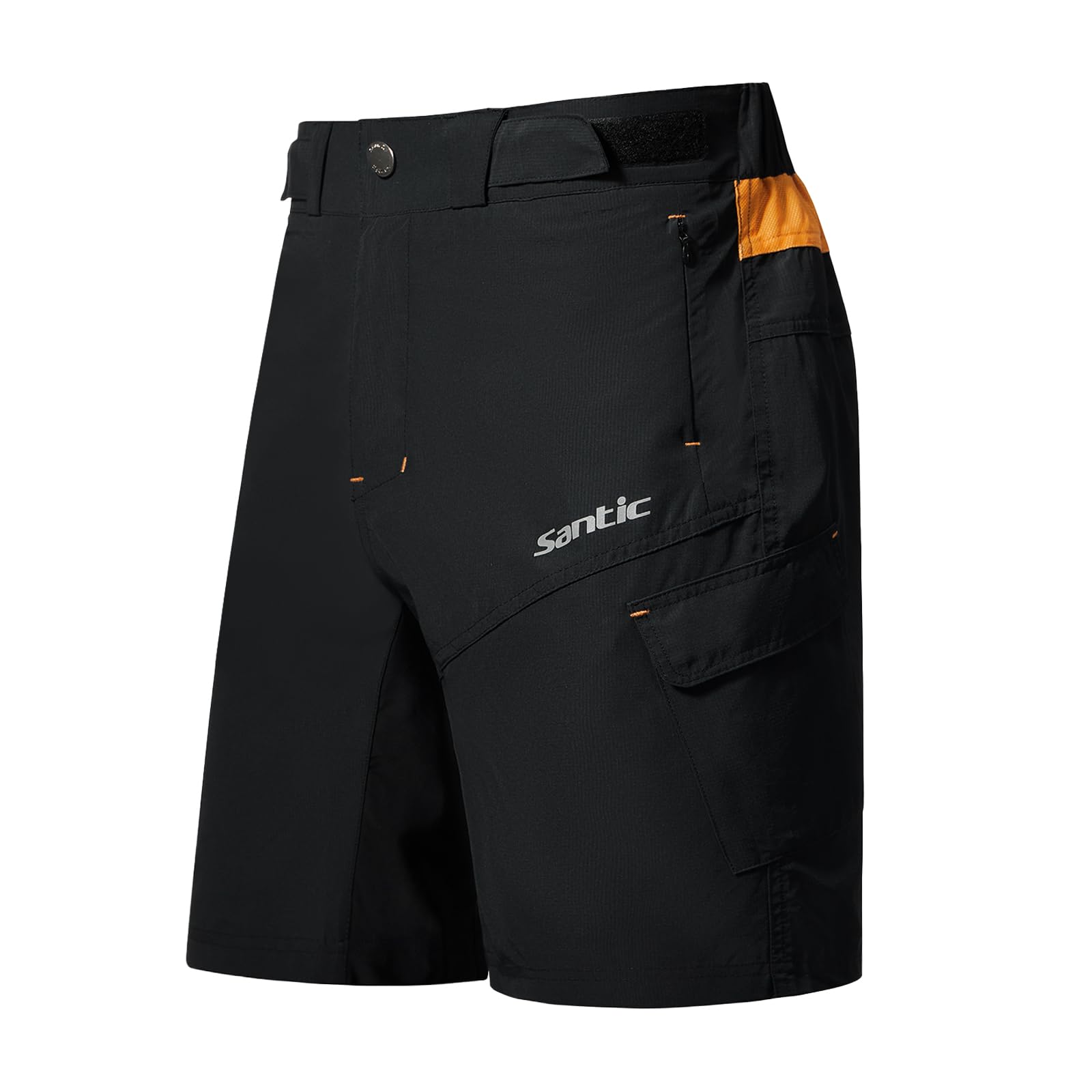 Santic Pantaloncini Uomo Sportivi Casual Cargo Shorts con Tasche Breve