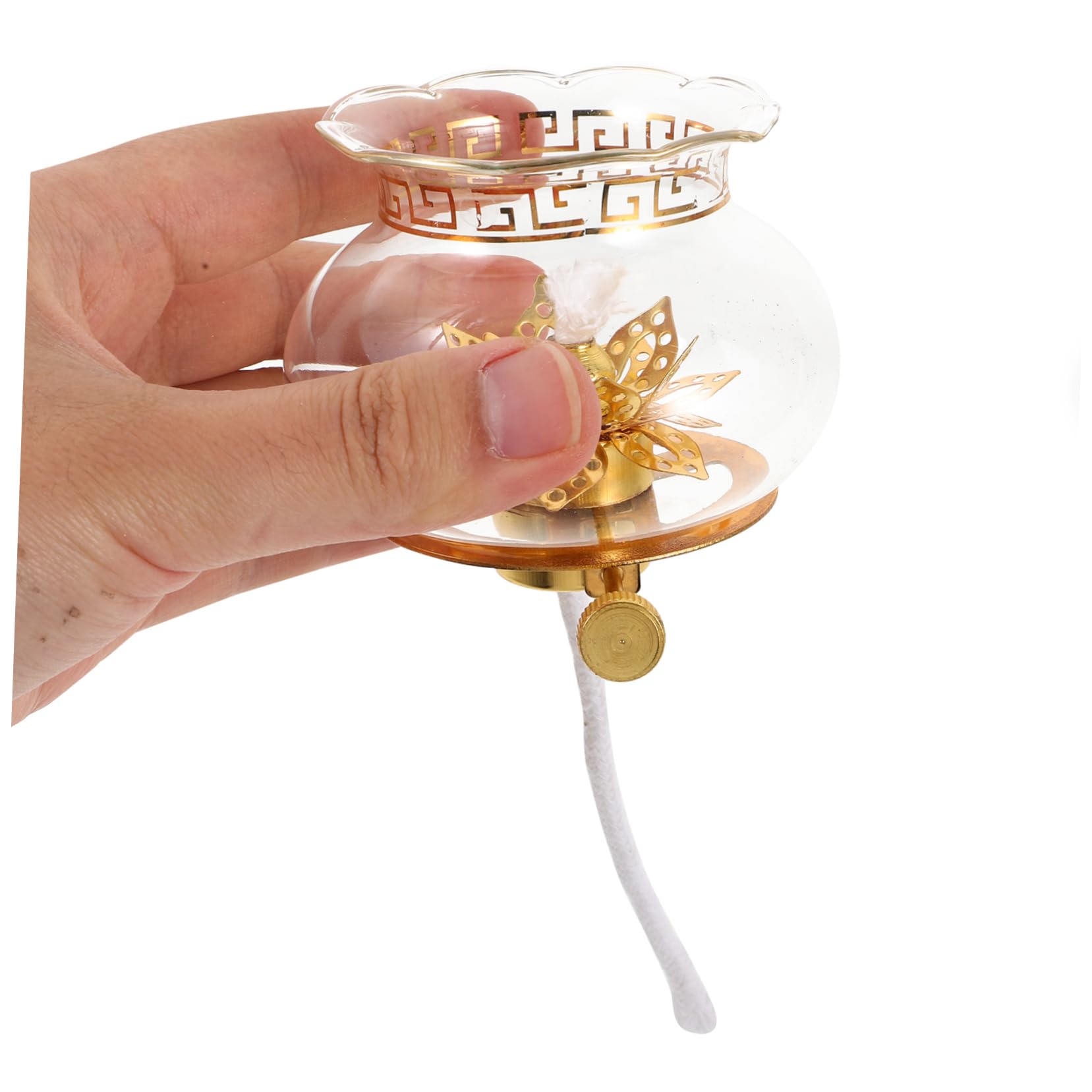 Amazon.co.jp: Outanaya 1 セット ガラス ランプシェード 灯油 油 