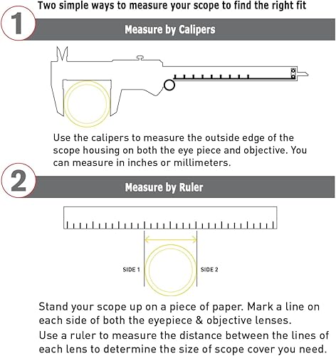 Miniatura 3 de ATG Cubierta de lente de alcance de rifle abatible de perfil bajo